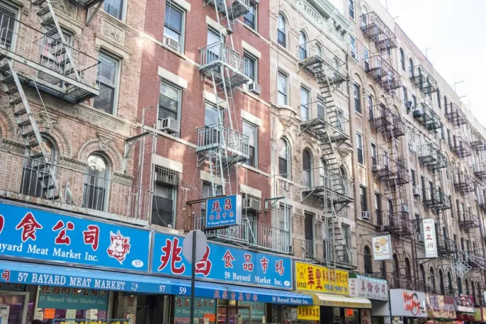 Framed Print : China Town, Lower Manhattan, New York City, New York, USA Framed Print : China Town, Lower Manhattan, New York City, New York, USA