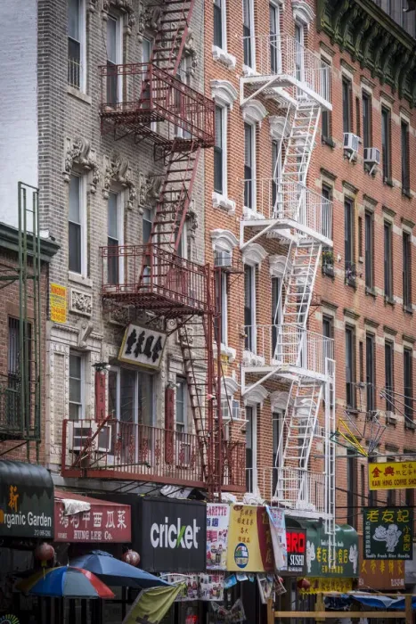 Framed Print : China Town, Lower Manhattan, New York City, USA