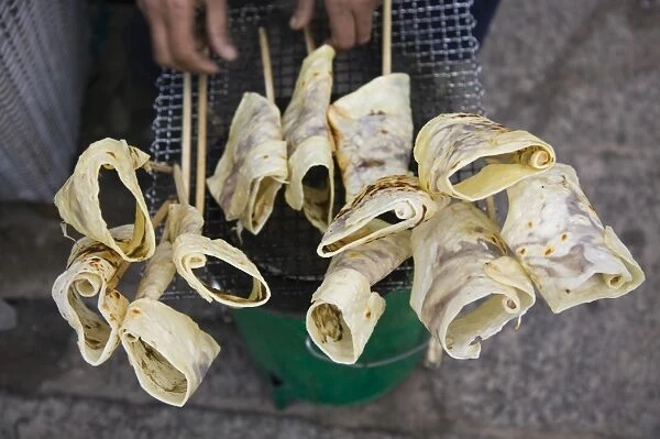 China, Yunnan Province, Dali, Old Town, Hand Rolled pancakes