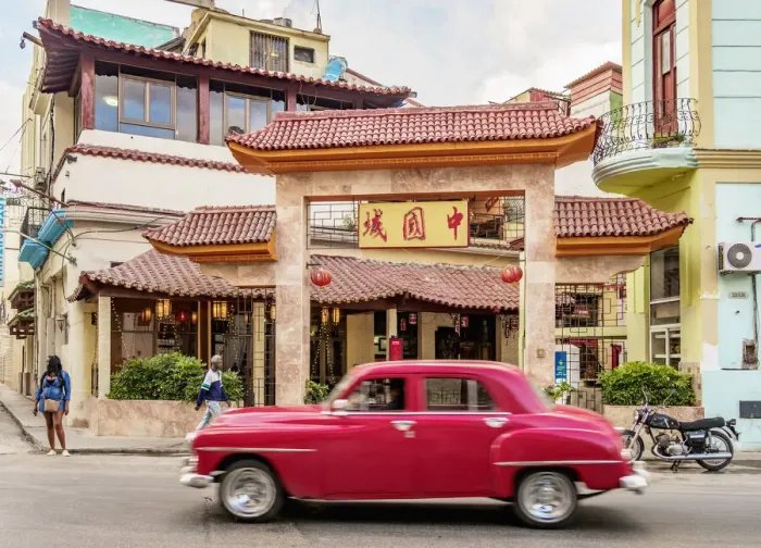 Framed Print : Chinatown in Havana, La Habana Province, Cuba Framed Print : Chinatown in Havana, La Habana Province, Cuba