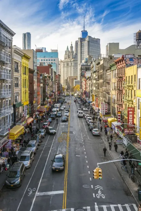 Framed Print : Chinatown, Manhattan, New York, USA Framed Print : Chinatown, Manhattan, New York, USA