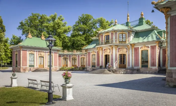 Framed Print : Chinese castle in the park of Drottningholm Palace near Stockholm, Sweden