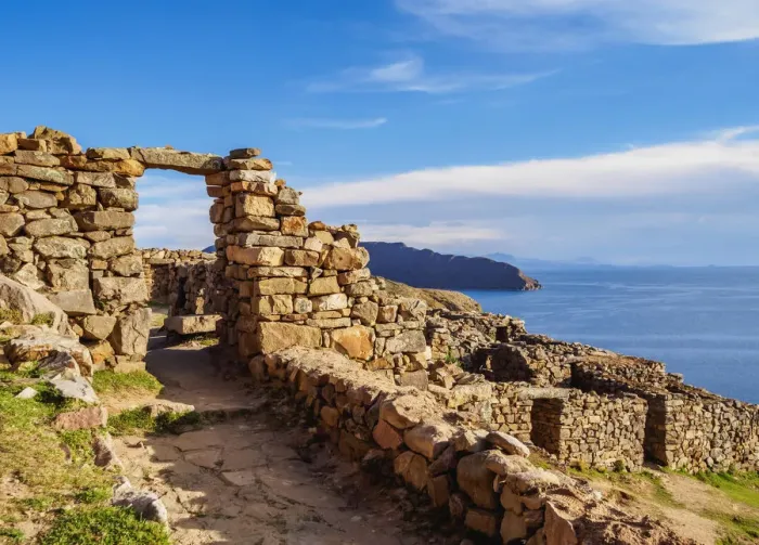 Framed Print : Chinkana Ruins, Island of the Sun, Titicaca Lake, La Paz Department, Bolivia Framed Print : Chinkana Ruins, Island of the Sun, Titicaca Lake, La Paz Department, Bolivia