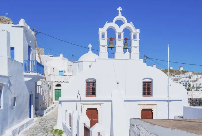 Framed Print : Chora, Amorgos, Cyclades Islands, Greece