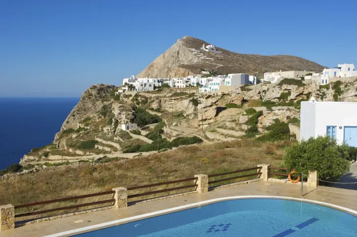 Framed Print : Chora, Folegandros, Cyclades, Greece Framed Print : Chora, Folegandros, Cyclades, Greece