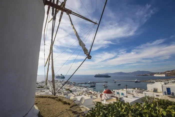 Framed Print : Chora (Mykonos Town), Mykonos, Cyclades Islands, Greece