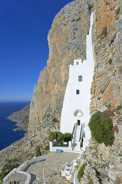Chozoviotissa monastery, Amorgos, Cyclades Islands, Greece, Europe