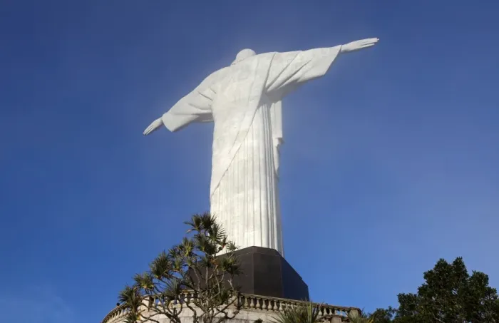 Framed Print : Christ the Redeemer (Portuguese: Cristo Redentor) is a statue of Jesus Christ in Rio de Janeiro Framed Print : Christ the Redeemer (Portuguese: Cristo Redentor) is a statue of Jesus Christ in Rio de Janeiro