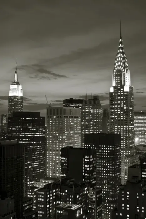 Framed Print : Chrysler Building & Midtown Manhattan Skyline, New York City, USA Framed Print : Chrysler Building & Midtown Manhattan Skyline, New York City, USA
