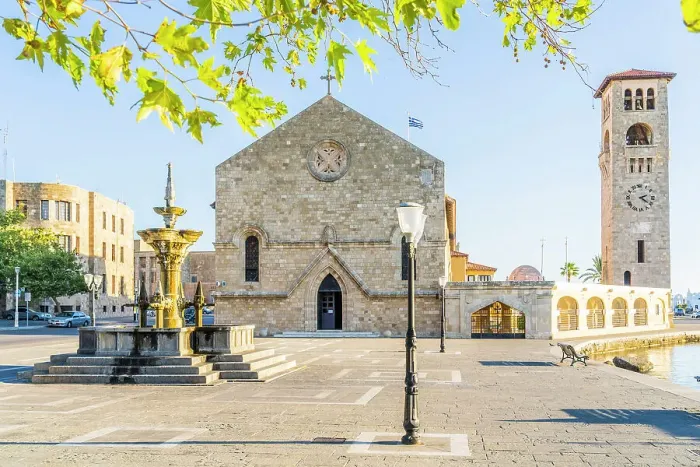 Framed Print : Church of the Annunciation of the Theotokos, Rhodes Town, Rhodes, Dodecanese Islands, Greece Framed Print : Church of the Annunciation of the Theotokos, Rhodes Town, Rhodes, Dodecanese Islands, Greece