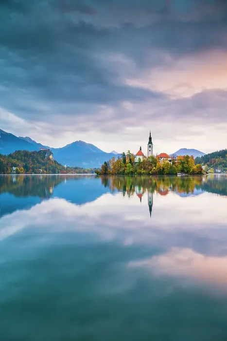 Framed Print : Church of the Assumption, Lake Bled, Upper Carniola Region, Gorenjska, Slovenia Framed Print : Church of the Assumption, Lake Bled, Upper Carniola Region, Gorenjska, Slovenia