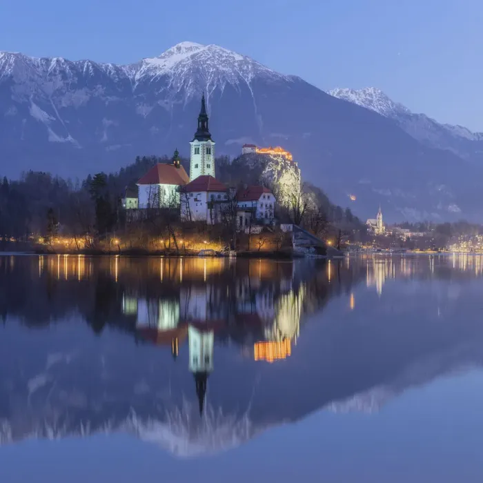 Framed Print : Church of the Assumption of St. Mary, Lake Bled, Slovenia Framed Print : Church of the Assumption of St. Mary, Lake Bled, Slovenia