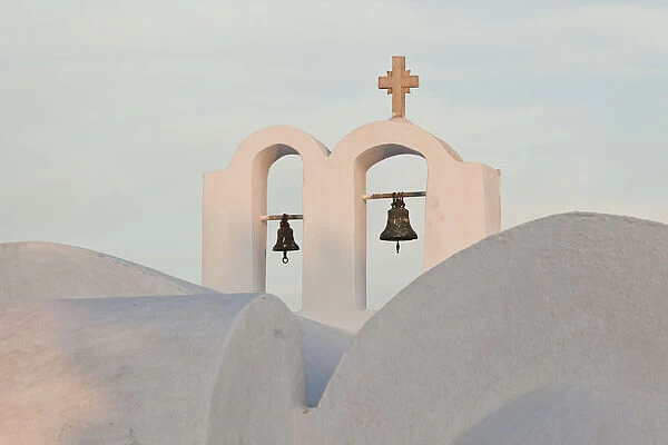 Church bells, Oia, Santorini, Cyclades islands, Greece