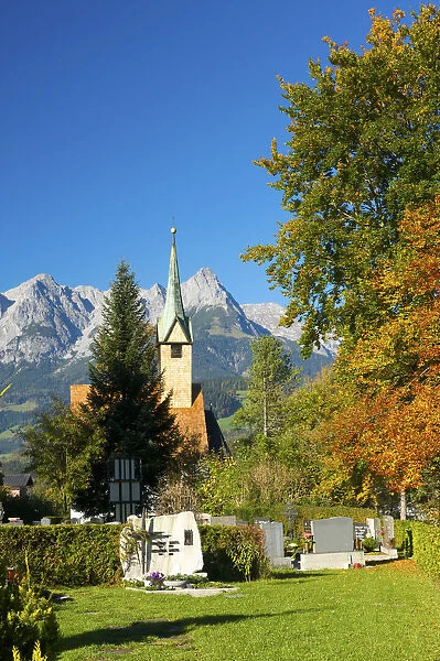 Church in Bischofshofen, Pongau, Salzburger Land, Austria