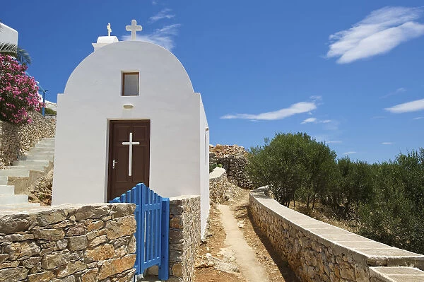 Church in Chora, Folegandros, Cyclades, Greece