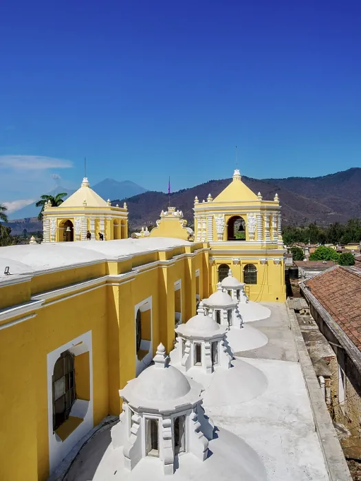 Framed Print : Church and Convent of La Merced, Antigua Guatemala, Sacatepequez Department, Guatemala