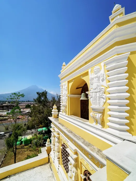 Framed Print : Church and Convent of La Merced, Antigua Guatemala, Sacatepequez Department, Guatemala