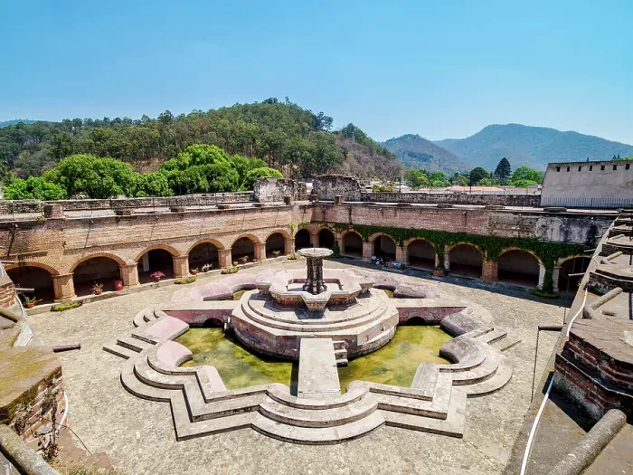 Framed Print : Church and Convent of La Merced, cloister elevated view, Antigua Guatemala, Sacatepequez Department, Guatemala Framed Print : Church and Convent of La Merced, cloister elevated view, Antigua Guatemala, Sacatepequez Department, Guatemala