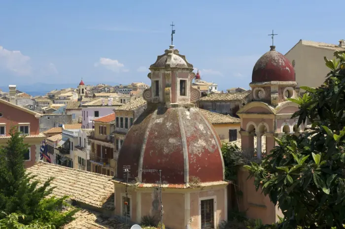 Framed Print : Church, Corfu-Town, Corfu, Ionian Islands, Greece Framed Print : Church, Corfu-Town, Corfu, Ionian Islands, Greece