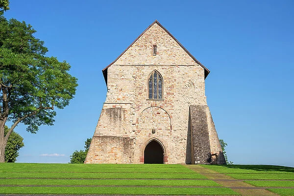 Church fragment at Lorsch monastry, UNESCO World Heritage Site, Lorsch, Hessen, Germany
