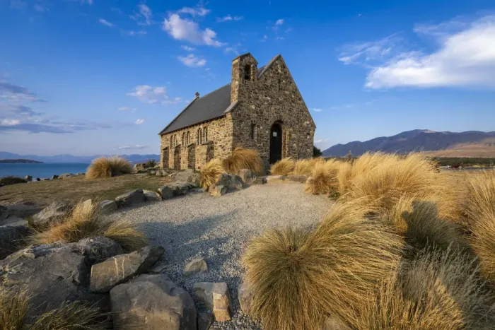 Framed Print : Church of the Good Shepherd before sunset, Tekapo, Mackenzie District, Canterbury Framed Print : Church of the Good Shepherd before sunset, Tekapo, Mackenzie District, Canterbury