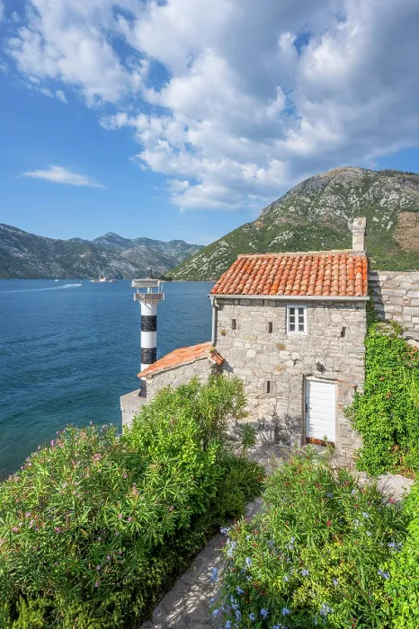 Framed Print : Church Gospa od Andjela near Lepetane, Bay of Kotor Framed Print : Church Gospa od Andjela near Lepetane, Bay of Kotor