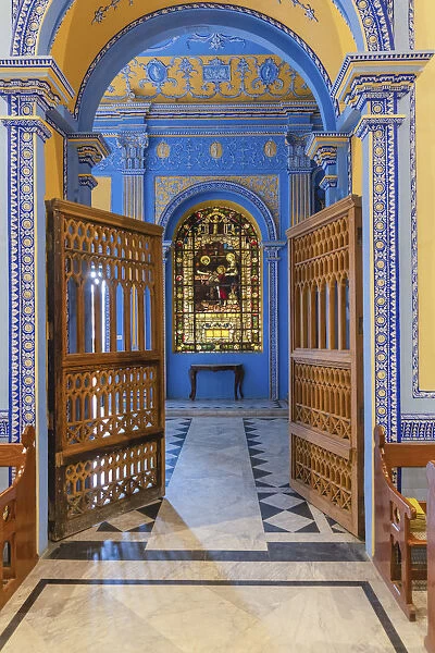 Church hall, Constantia building interior, 1802, La Martiniere College, Lucknow