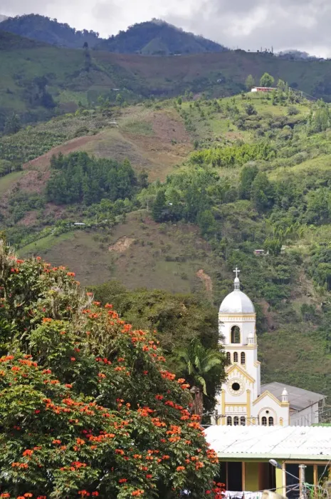 Framed Print : Church in Inza, Colombia, South America Framed Print : Church in Inza, Colombia, South America