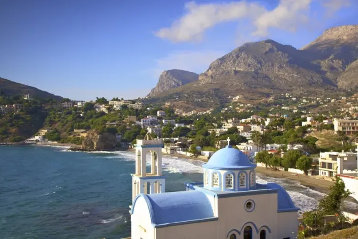 Framed Print : Church At Kantouni, Kalymnos, Dodecanese, Greek Islands, Greece, Europe