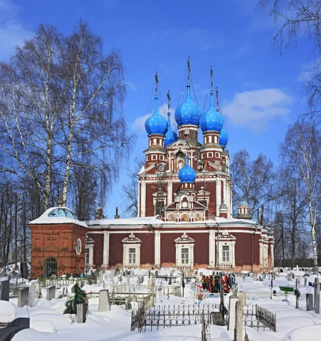 Framed Print : Church of Kazan icon of Our Lady (1694), Ustyuzhna, Vologda region, Russia