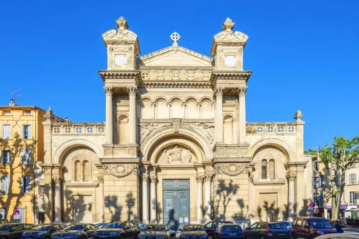 Framed Print : Church La Madeleine, Aix-en-Provence, Provence-Alpes-Cote d'Azur, France Framed Print : Church La Madeleine, Aix-en-Provence, Provence-Alpes-Cote d'Azur, France