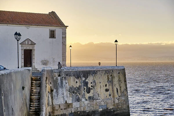 Church of Our Lady of Life. The traditional fishing village of Alcochete