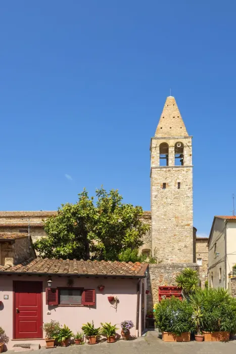 Framed Print : Church of Magliano in Tuscany, Grosseto, Maremma, Tuscany, Italy