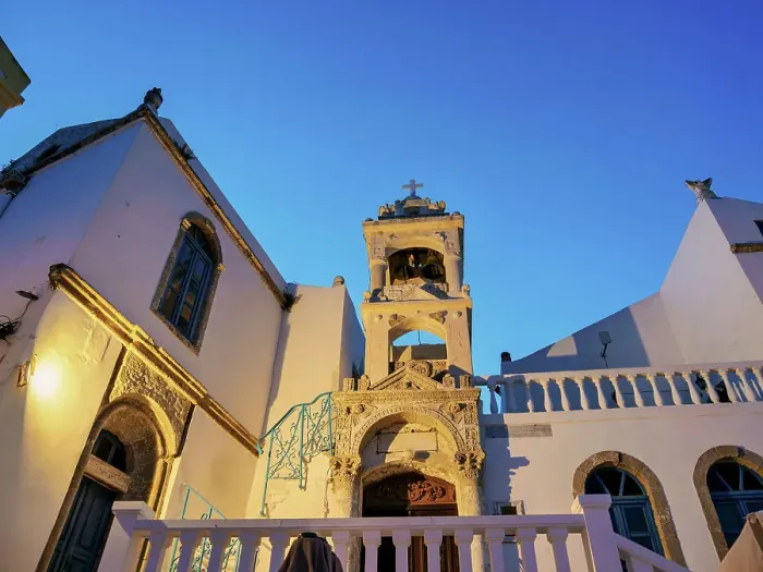 Framed Print : Church at the Main Square, dusk, Nikia Village, Nisyros Island, Dodecanese, Greece Framed Print : Church at the Main Square, dusk, Nikia Village, Nisyros Island, Dodecanese, Greece