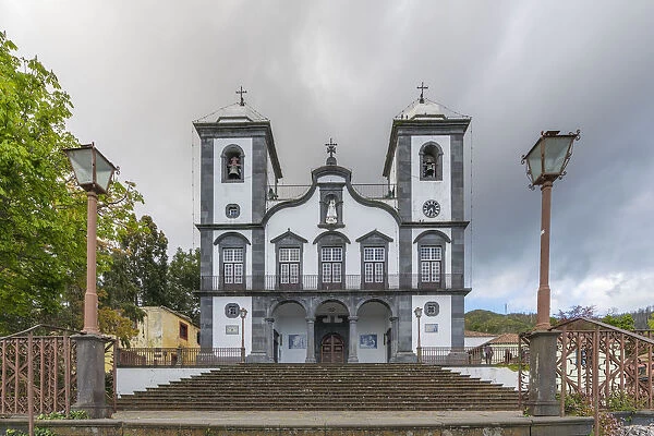 The church of Nossa Senhora do Monte. Funchal, Madeira Island, Portugal