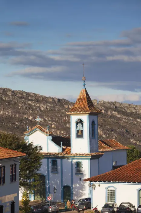 Framed Print : Church of Nossa Senhora do Rosario dos Pretos, Diamantina (UNESCO World Heritage Site)