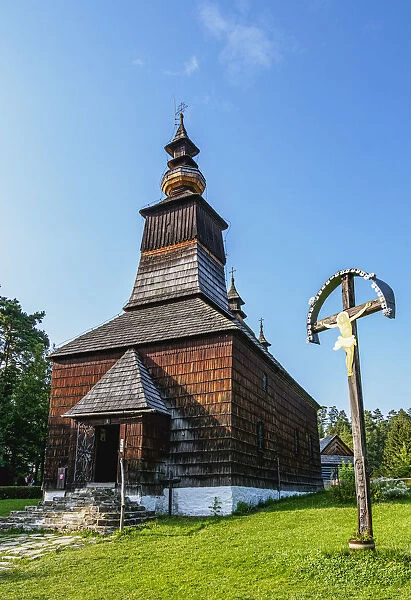 Church in Open Air Museum at Stara Lubovna, Presov Region, Slovakia