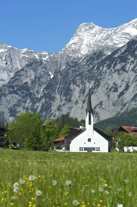Framed Print : Church in Pertisau, Lake Achensee, Tyrol, Austria Framed Print : Church in Pertisau, Lake Achensee, Tyrol, Austria