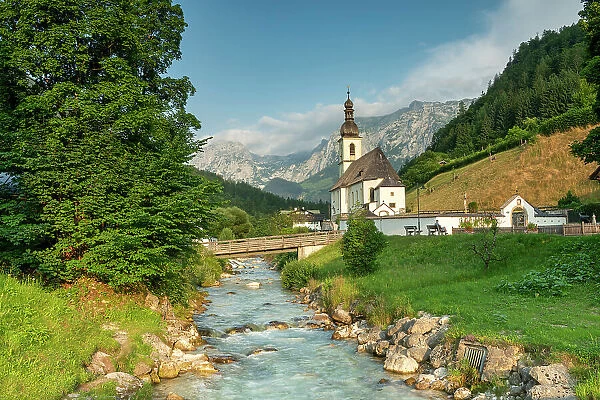 Church at Ramsau, Bavaria, Germany, Europe
