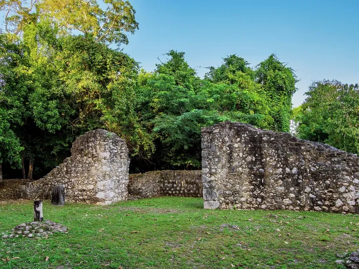 Framed Print : Church Ruins at Indian Church, Orange Walk District, Belize