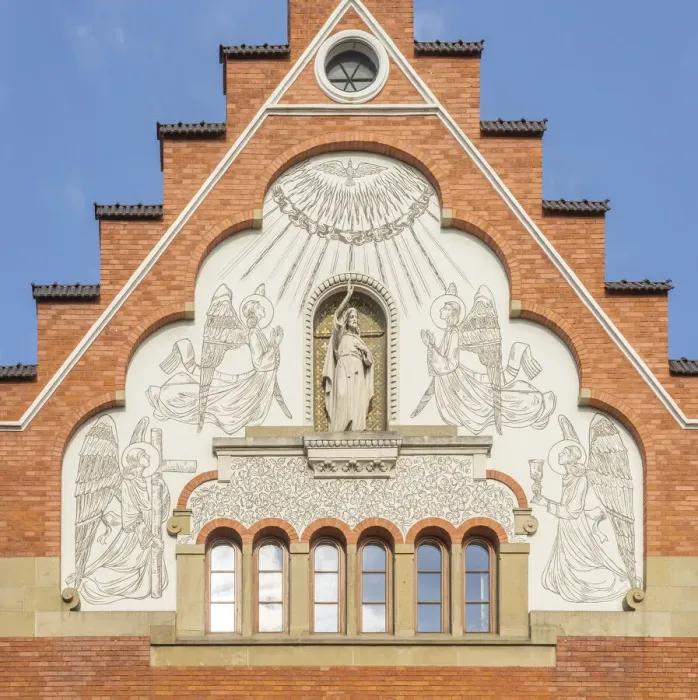 Framed Print : Church of the Sacred Heart of Jesus, Krakow, Poland, Eastern Europe Framed Print : Church of the Sacred Heart of Jesus, Krakow, Poland, Eastern Europe