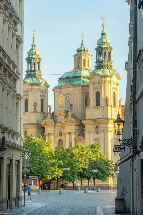 Framed Print : Church of Saint Nicholas, Old Town Square, Prague, Czech Republic