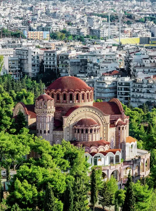 Framed Print : Church of Saint Pavlos, elevated view, Thessaloniki, Central Macedonia, Greece Framed Print : Church of Saint Pavlos, elevated view, Thessaloniki, Central Macedonia, Greece