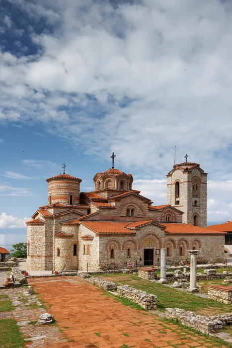 Framed Print : Church of Saints Clement and Panteleimon, Ohrid, North Macedonia