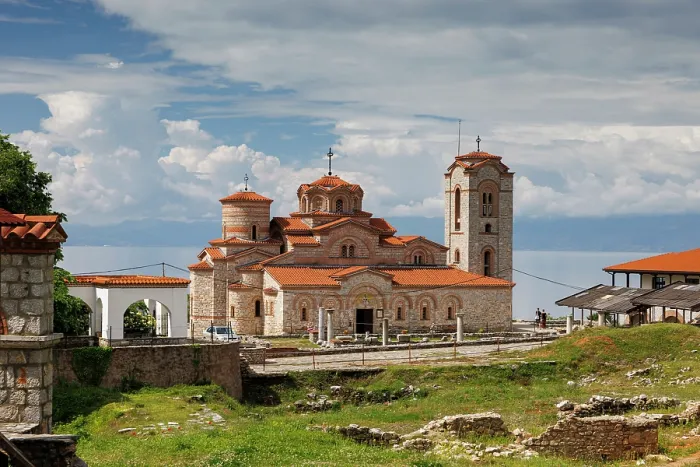 Framed Print : Church of Saints Clement and Panteleimon, Ohrid, North Macedonia Framed Print : Church of Saints Clement and Panteleimon, Ohrid, North Macedonia
