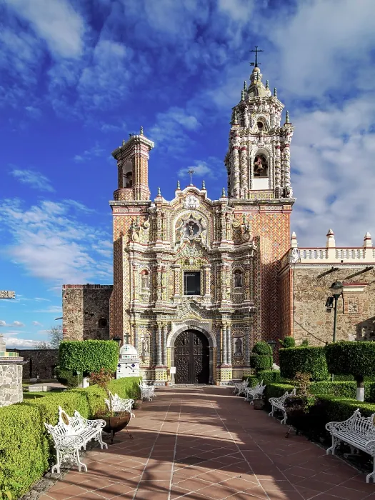 Framed Print : Church of San Francisco Acatepec, Cholula, Puebla State, Mexico Framed Print : Church of San Francisco Acatepec, Cholula, Puebla State, Mexico