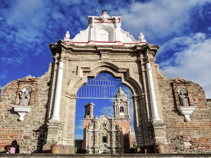 Framed Print : Church of San Francisco Acatepec, Cholula, Puebla State, Mexico Framed Print : Church of San Francisco Acatepec, Cholula, Puebla State, Mexico
