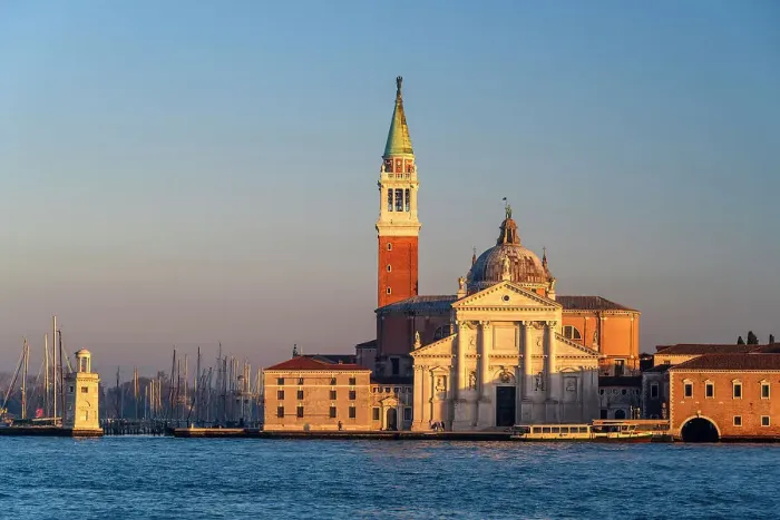 Framed Print : Church of San Giorgio Maggiore at sunset, Venice, Veneto, Italy