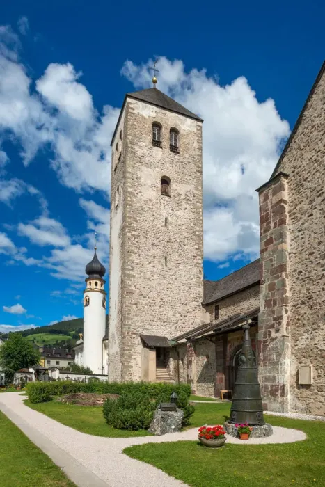 Framed Print : Church San Michele and colligiate church, Innichen, Puster valley, Alto Adige, Italy Framed Print : Church San Michele and colligiate church, Innichen, Puster valley, Alto Adige, Italy