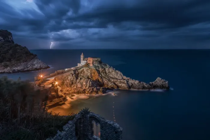 Framed Print : Church of San Pietro, municipality of Portovenere, La Spezia province, Liguria, Italy